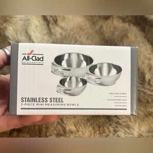 All-Clad Stainless Steel 3-Piece Mini Measuring Bowls